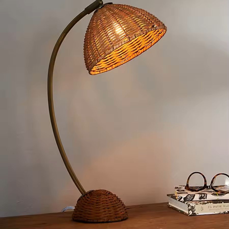 Rattan Table Lamp