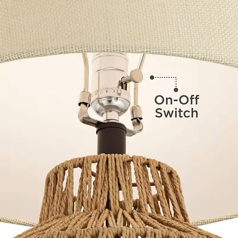Seagrass Wrapped Table Lamp