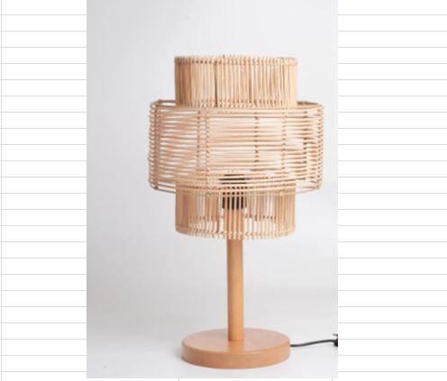 Rattan Table lamp
