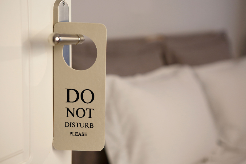 Do Not Disturb Sign